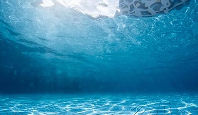 Inside Cloudy Pool Water